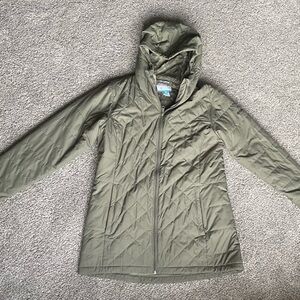 Columbia Women’s Copper Crest ll Long Jacket- Stone Green- size large